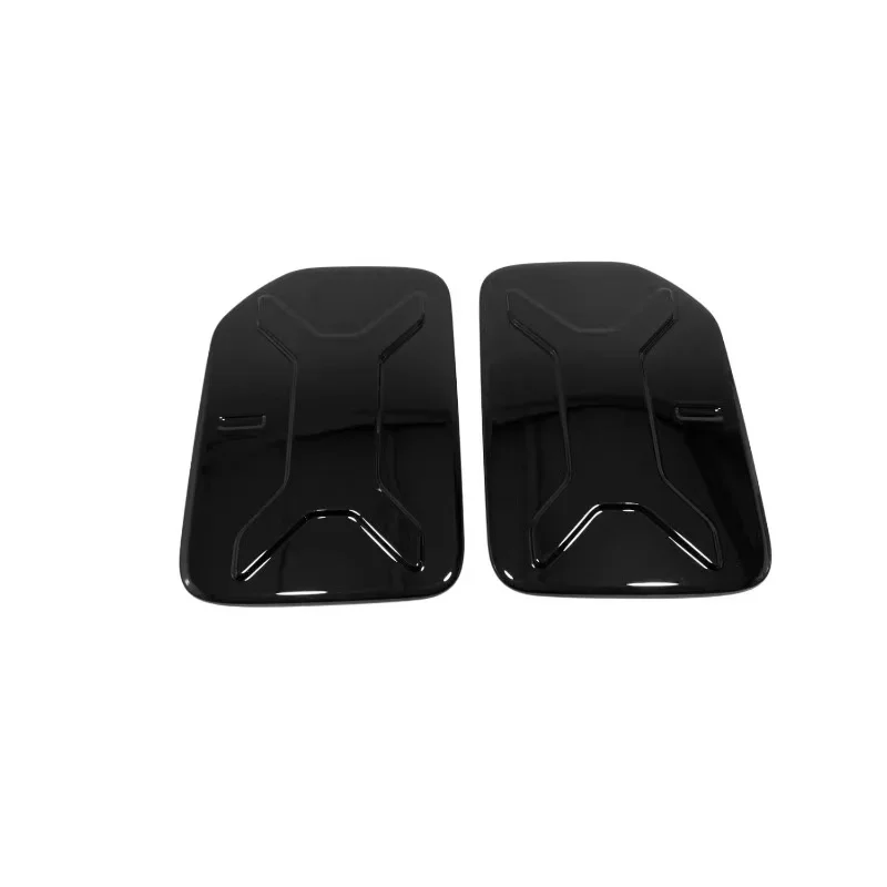 Modified Charging Cover & Fuel Tank Cap Bright Black Darth Vader for Icar V23 Body Decoration Trim