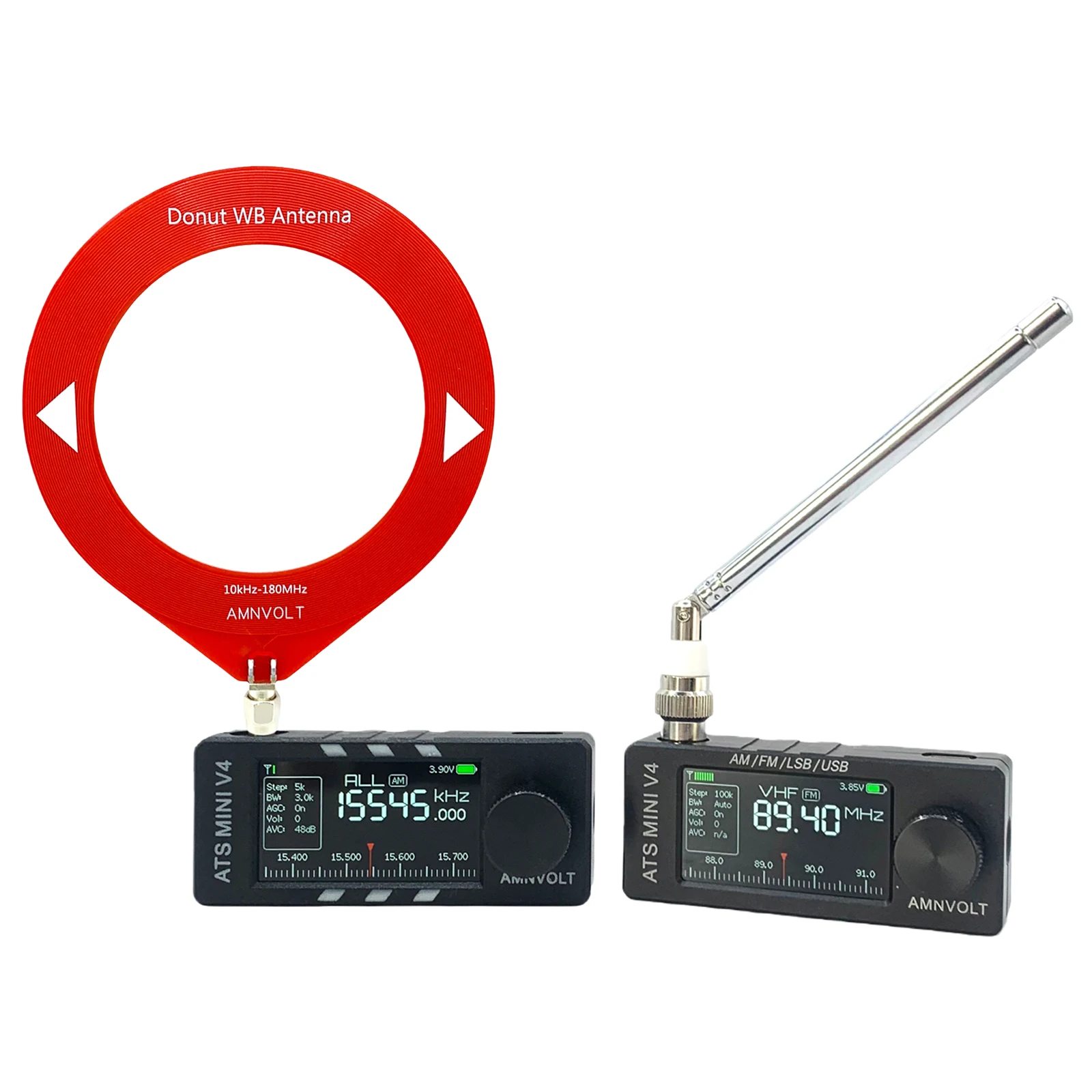 

Мини-радио SI4732 AMNVOLT V4/V3S ATS ALL Band DSP Радио FM AM SSB LSB USB-приемник Встроенная схема усилителя для наушников Hi-Z