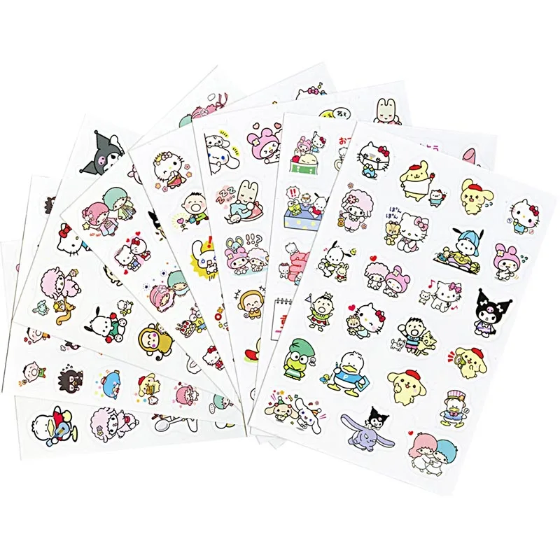 

80pcs/ лот Kawaii Sanrio мелодия Kuromi PVC стикеры милые скрапбук DIY дневника декоративные стикеры альбом Stick Label