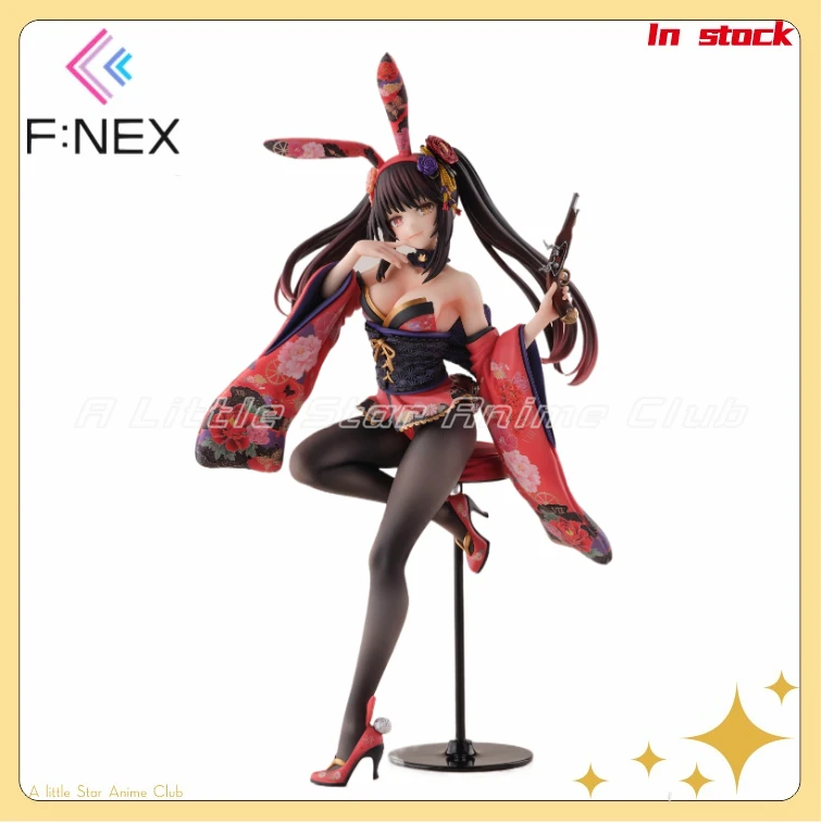 

В наличии оригинальная фигурка F:NEX DATE ALIVE IV Kurumi Tokisaki японский кролик аниме фигурка модель коллекция подарочные игрушки