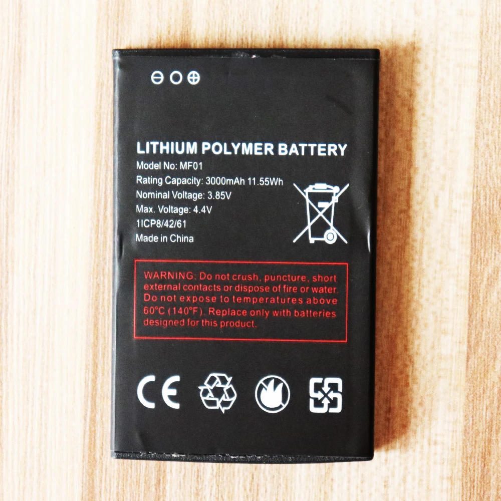 High Quality Original Cell MF01 3000mAh Battery Suitable for AT & T Turbo Hotspot 2 Wireless Routing Battery