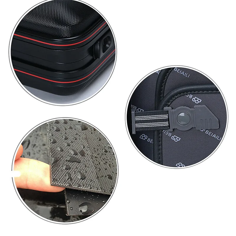 Valigetta per attrezzi professionale - ABS resistente + telaio in alluminio, lucchetto TSA e borsa per laptop da 17 pollici per viaggi d'affari