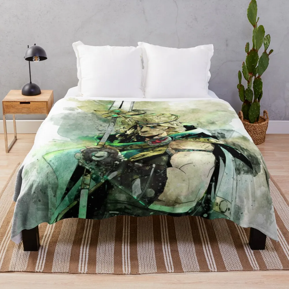 Achilles - Hades (Watercolor) Throw Blanket Plush blankets ands Blankets