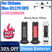 New 11.4V 4200mAh Flight Battery for Hubsan H117S Zino Pro GPS RC Quadcopter Spare Parts for RC FPV Racing Camera Drone Batterys