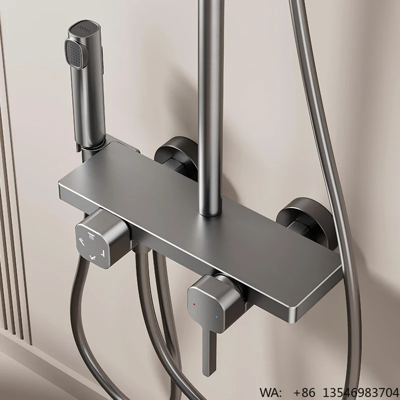 Highly Rated Home Bathroom Shower Faucets and Shower Heads Hotel Bathroom Pressurized Shower Head Sets