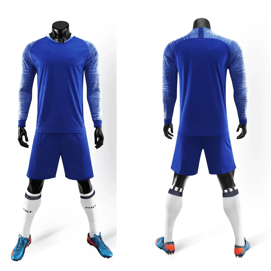 2023 Best Design High Quality Customized Design Newest Famous Blank Jersey Soccer Long Sleeve Club Team Soccer Uniform