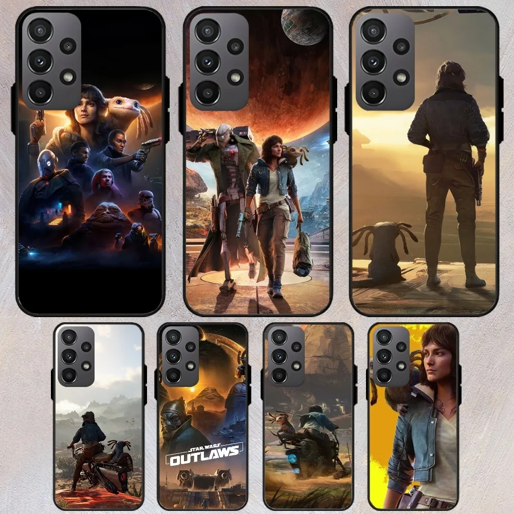 Game S-Star W-Wars O-Outlaws Phone Case For Samsung Galaxy S22 S23 S24 S30 Note 20 10 Plus Lite FE ULTRA Shell