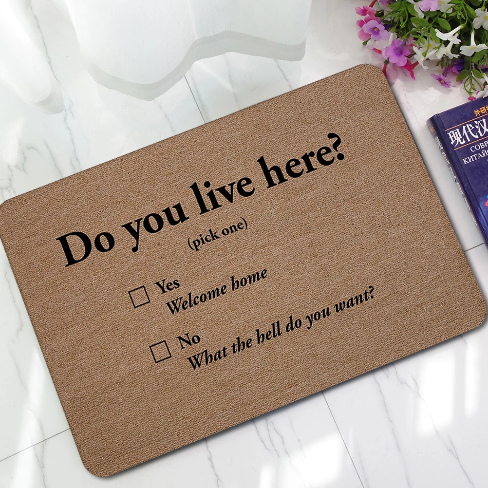 

Rubber Door Mat Home Bedroom American Style Washable Mats Indoor Front Non Slip Durable Skid Proof Wearproof Bath Kitchen Living