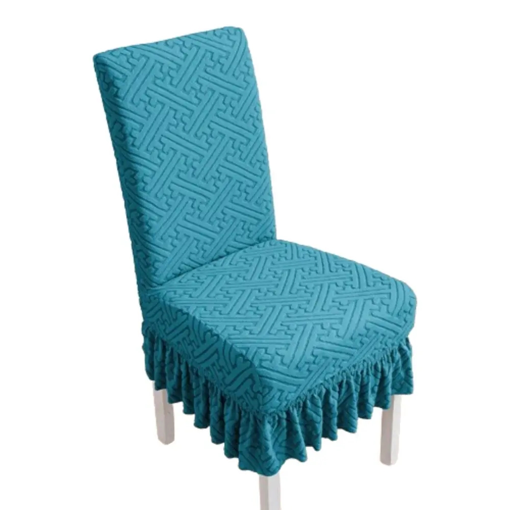 

Stretchy Skirt Edge Chair Covers Universal Elastic Seat Covers Home Decor Anti-dirty Dining Chair Protector Household