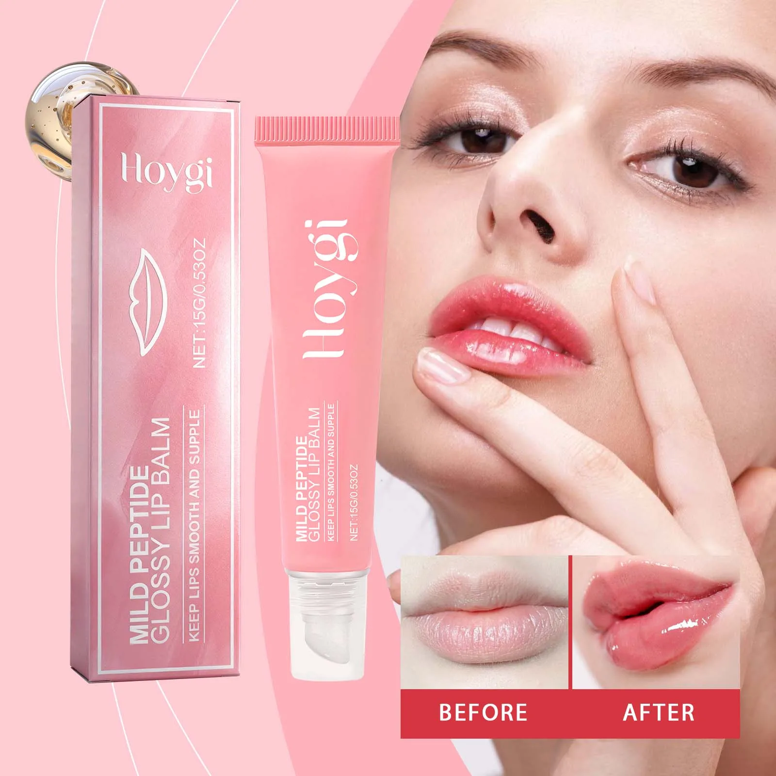 ホイギ マイルドペプチド グロッシーリップバーム 保湿・栄養ケアでなめらかで柔軟な唇へ
