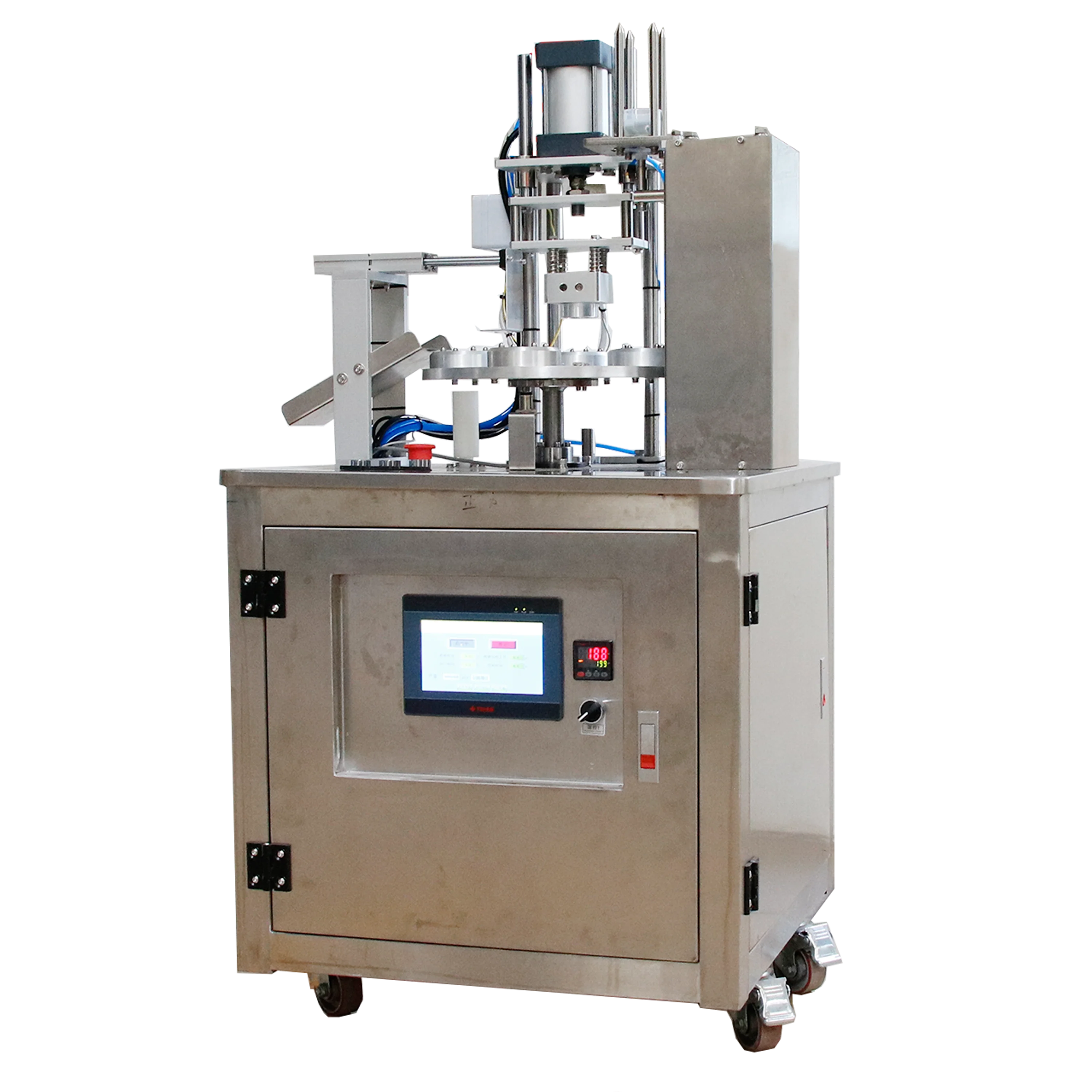 Semi-automatic Cup Heat Sealing Machine Aluminum Foil Sealing Machinery  Packing Machine for Milk Tea Water Juice Yogurt