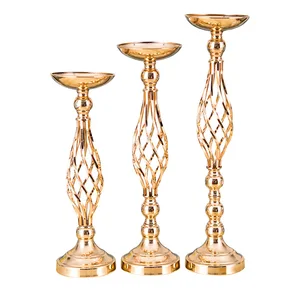 Tischkerzenhalterdekoration, Goldene Iron Art Vase, Twisted Road Candlestick für Hochzeitsblumen, Hochzeitsanwaltschaft 10 Hauptverkäufe sicher und Ölunterstützung - №7