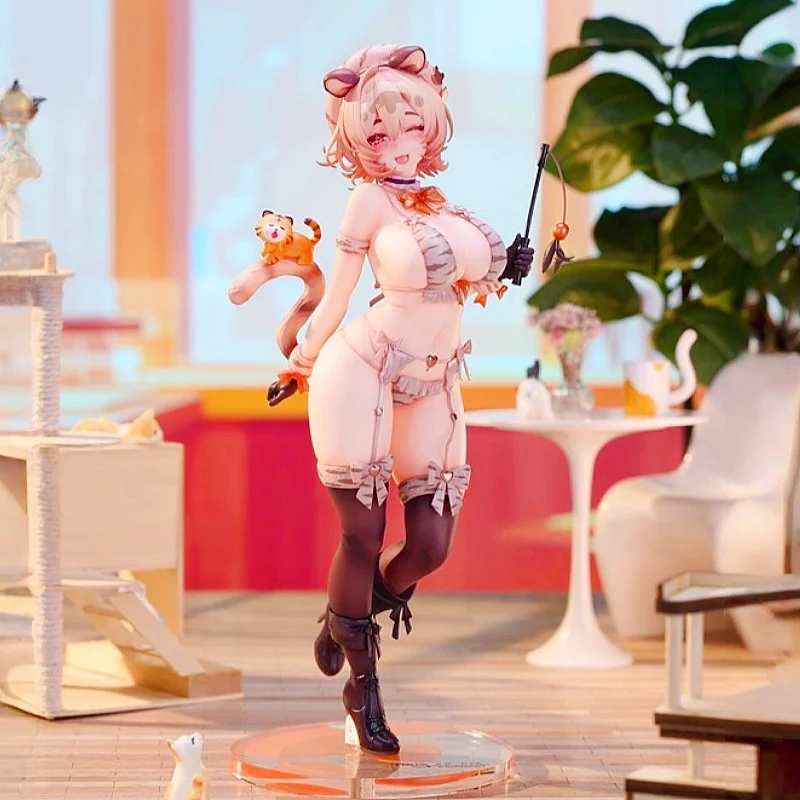 

MOMOROSER Authentic Anime Tiger Figure New In Stock Gal.V Freng Original Design Migu Jiang Desktop Ornament Anime Collectors
