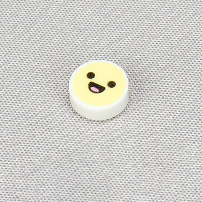 MOC 10 قطعة مطبوعة 98138 وجه سعيد عيون نمط اللبنات أطقم بهيجة الديكور الطوب الجسيمات ألعاب تعليمية الهدايا #5