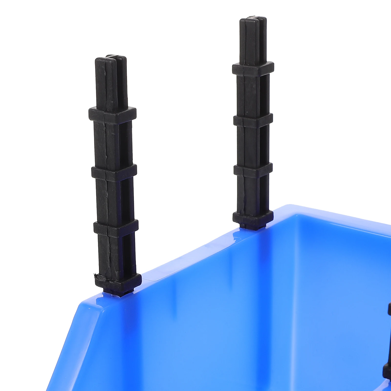 

8 Pcs Plastic Screws Boxes Storage Bins Shop Parts Organizer Inclined Mouth Tool Case Small Items Nesting Shelves