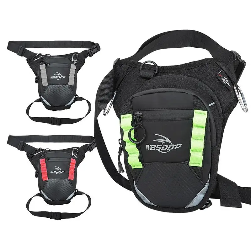 

Motorcycle Leg Bag Motorcycle Riding Fanny Pack Waterproof Multipurpose Reflective Cycling Bikes Bag For Men Women Racing Motorc