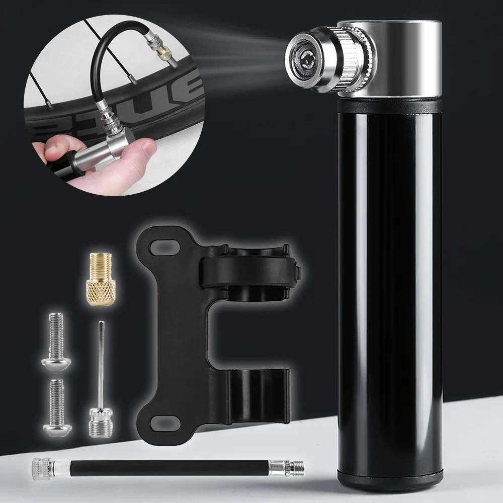 

Удобный велосипедный насос из алюминиевого сплава, мини-универсальный насос для накачивания, оборудование для езды на шоссейном велосипеде