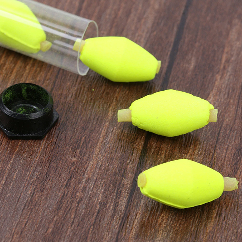 

Float Strike Indicator Tube Yellow High Visibility Foam Gear Easy Remove Great Buoyancy Durable Material Bright Color