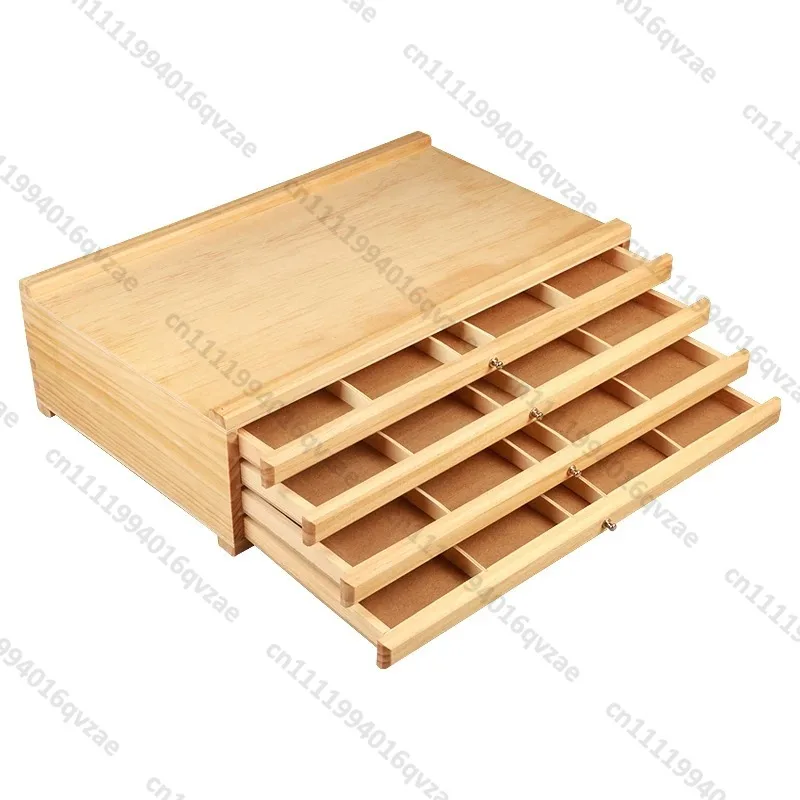 Drawer, Picture Box, Picture Box, Picture Set Storage Rack, Easel, Color Lead Storage Drawer.