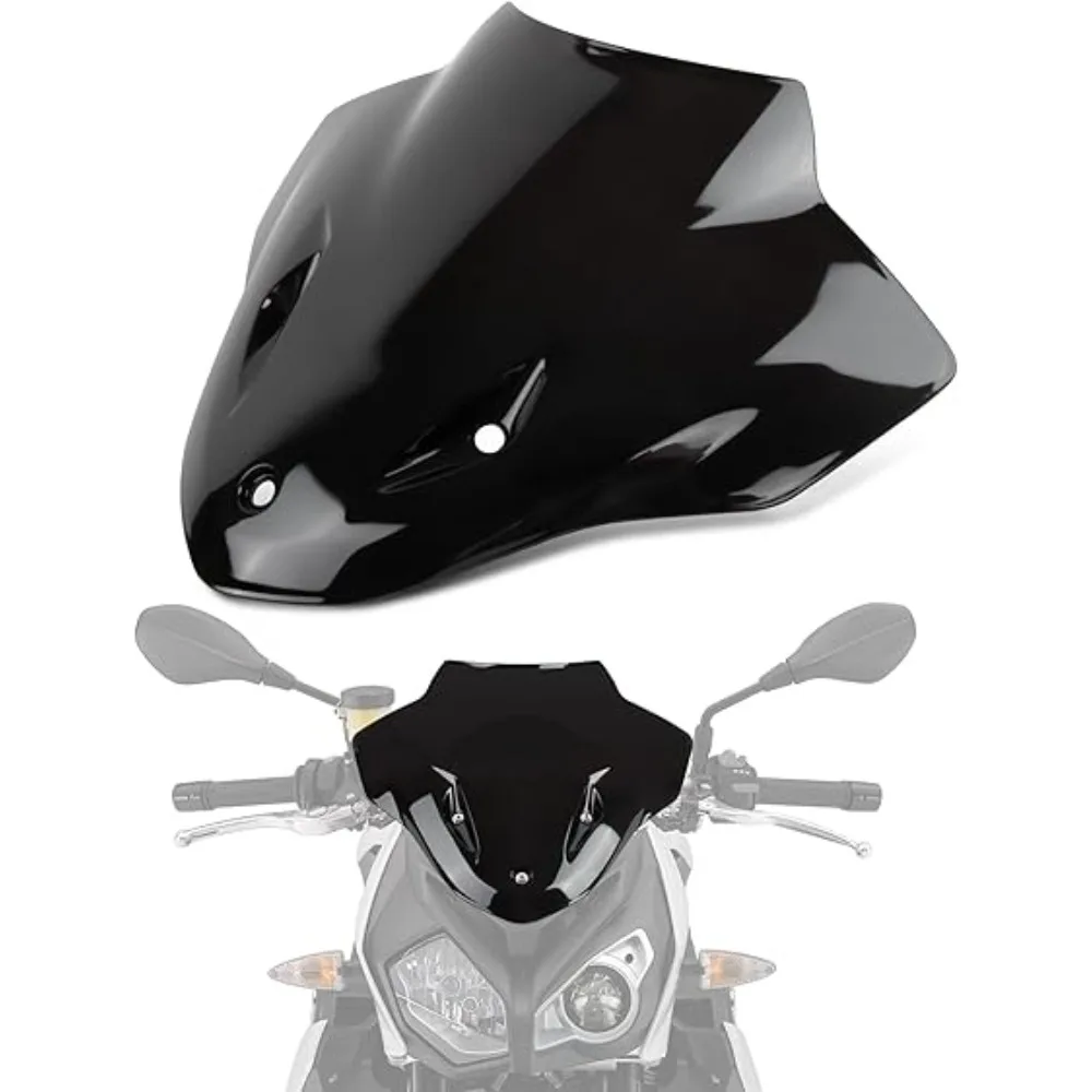 Motorcycle Windshield Double Bubble Fairing Air Wind Deflector Screen For BMW S1000R 2014-2018 S 1000R Accessories