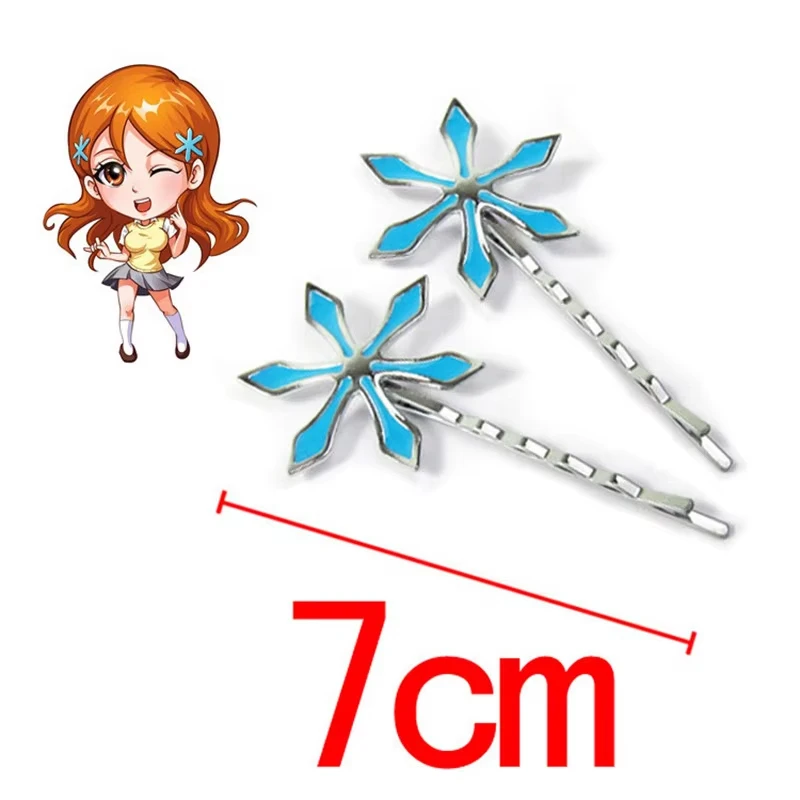 Cartoon Bleach Inoue Orihime Cosplay Props Anime Hairpin Headwear Jewelry Cosplay Prop Accessory Gift