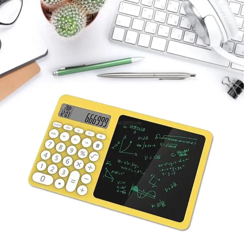 Tablette d'écriture LCD polyvalente avec calculatrice intégrée multifonction par R2LB