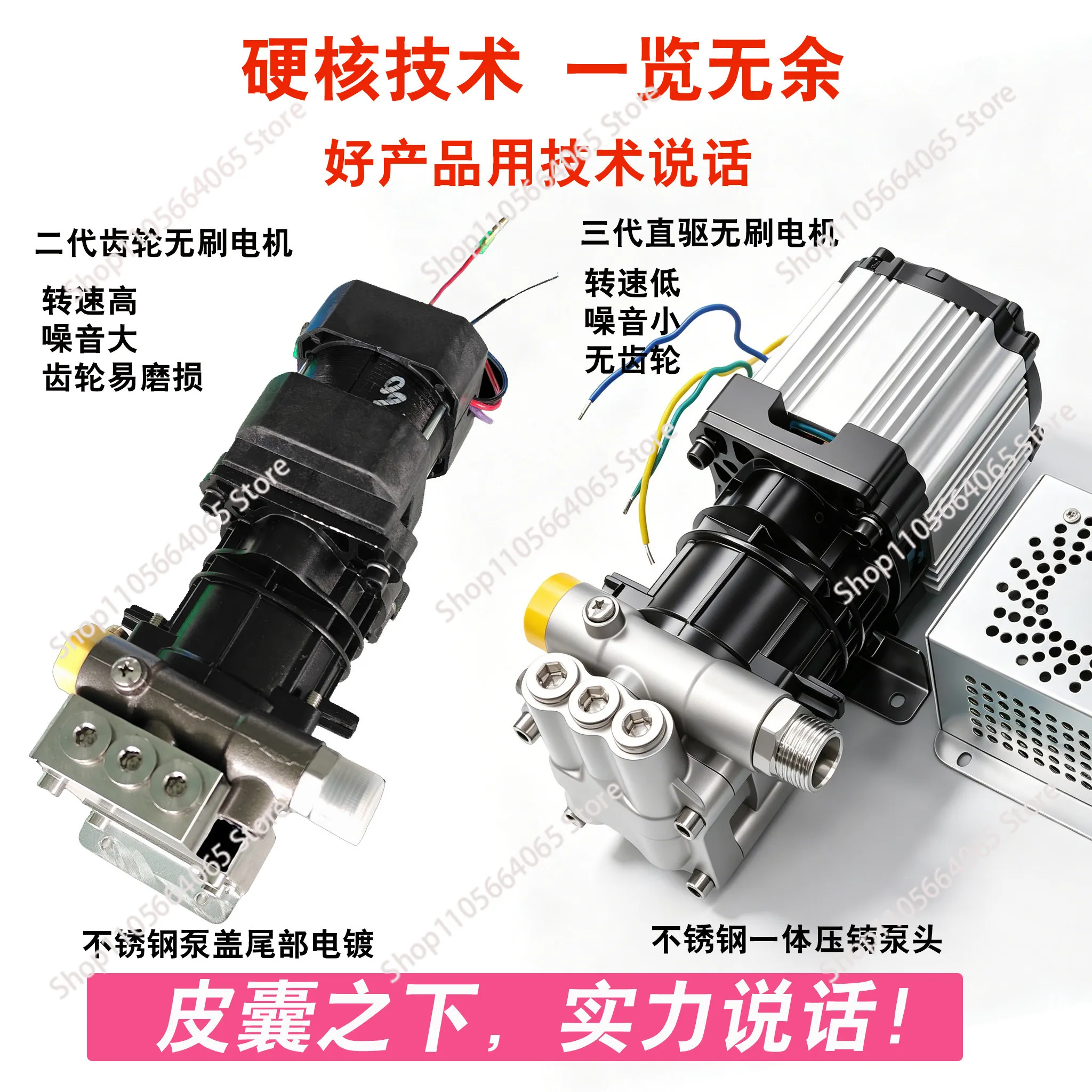Direct Drive Silent Brushless High Pressure Steam Cleaner Home Appliance Cleaner