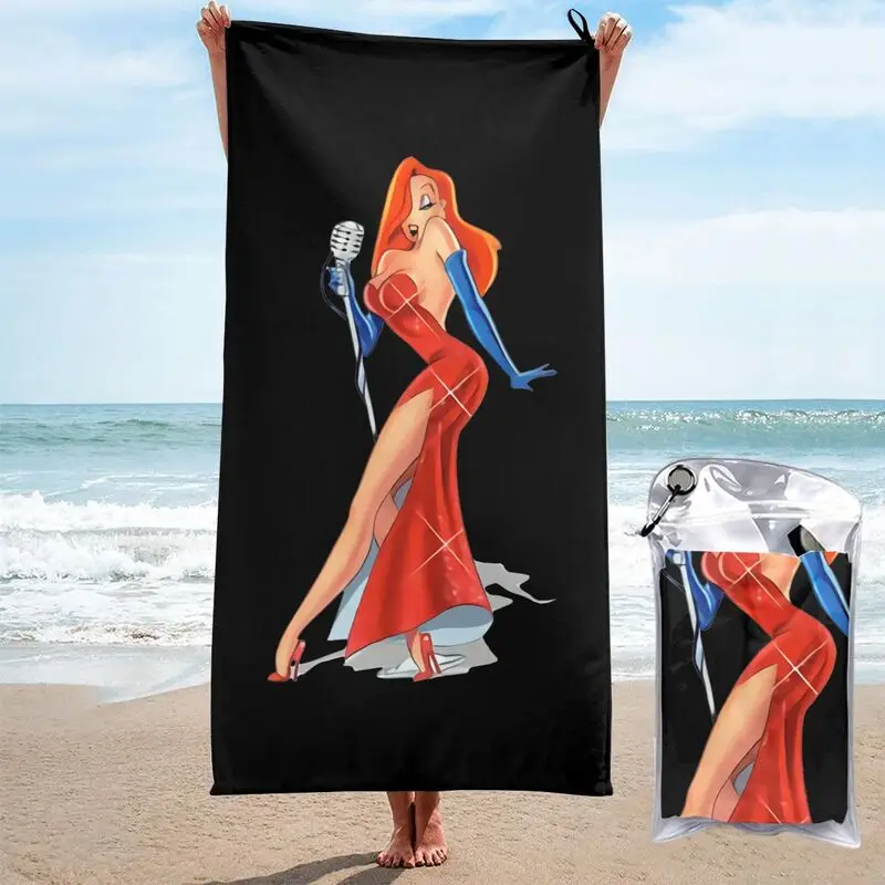 Jessica Rabbit Who Framed Roger Rabit Quick dry Towel New Travel Microfiber Superfine fiber