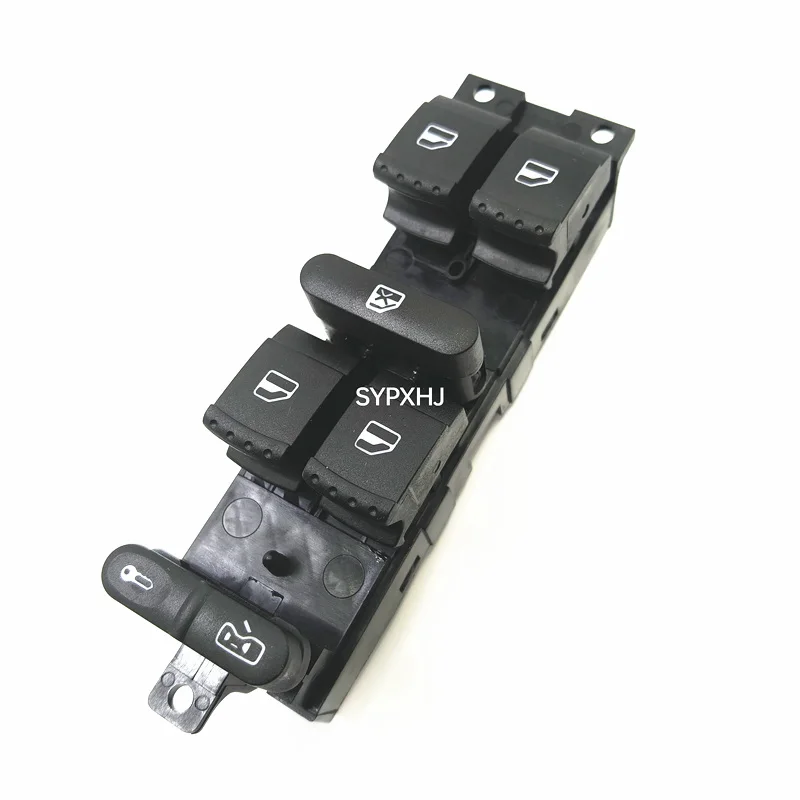 1J4959857D New Power Window Master Control Switch For Volkswagen Jetta Bora Golf MK4 Passat B5 Seat Leon Toledo 1999-2006