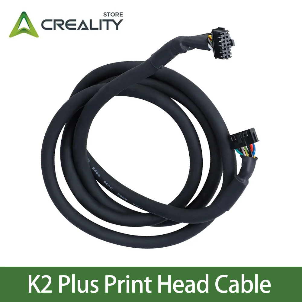 

Creality K2 Plus Кабель печатающей головки 1 шт. Запчасти для 3d-принтера K2 Plus Кабель печатающей головки для оригинальных аксессуаров для 3d-принтеров K2 Plus