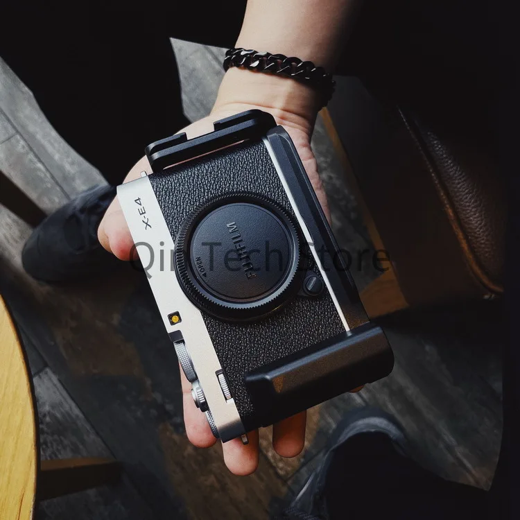 Digital Camera wooden L Type Bracket Tripod Ball head Quick Release Plate Base Grip Handle For Fujifilm X100V X100T X100F X100 S