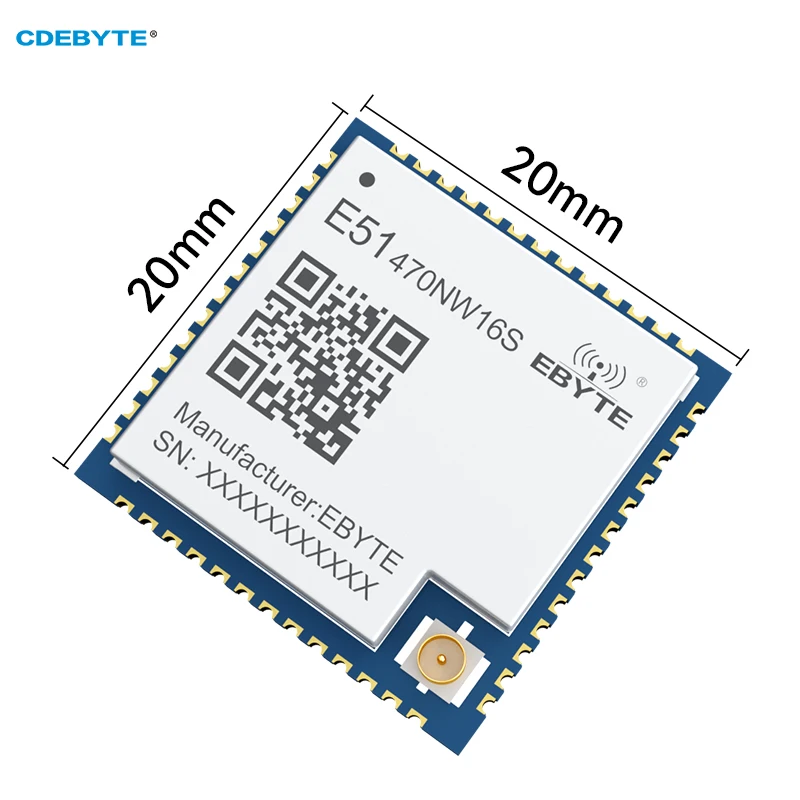 WI-SUN EFR32FG25 IoT Wireless Module CDEBYTE E51-470NW16S FAN1.1 OFDM Soc 16dbm Long Distance 2.5KM Antenna IPEX-1/Stamp Hole