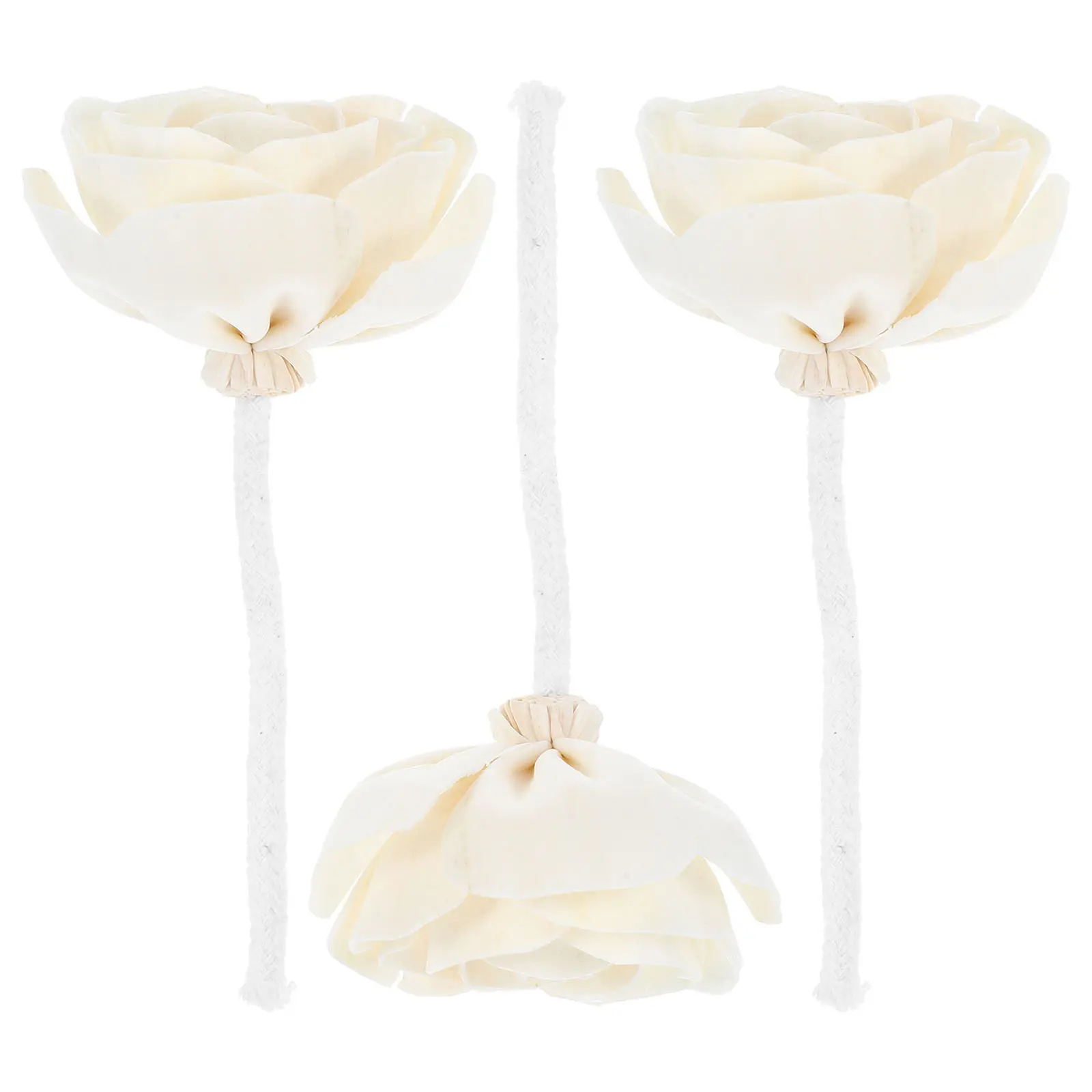 3Pcs Aromatherapy Diffuser Flower Essential Oil Diffuser Replacement Flower Aroma Diffusers Natural Realistic Scent for Indoor