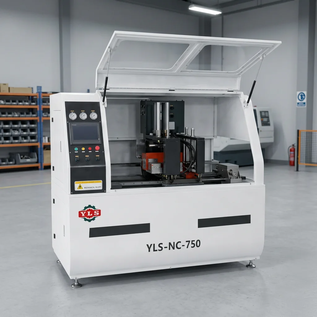 YLS-NC-750 Tailless Automatic Aluminium Cutting Saw 750mm Servo for Large Profile Window Door Processing Factory