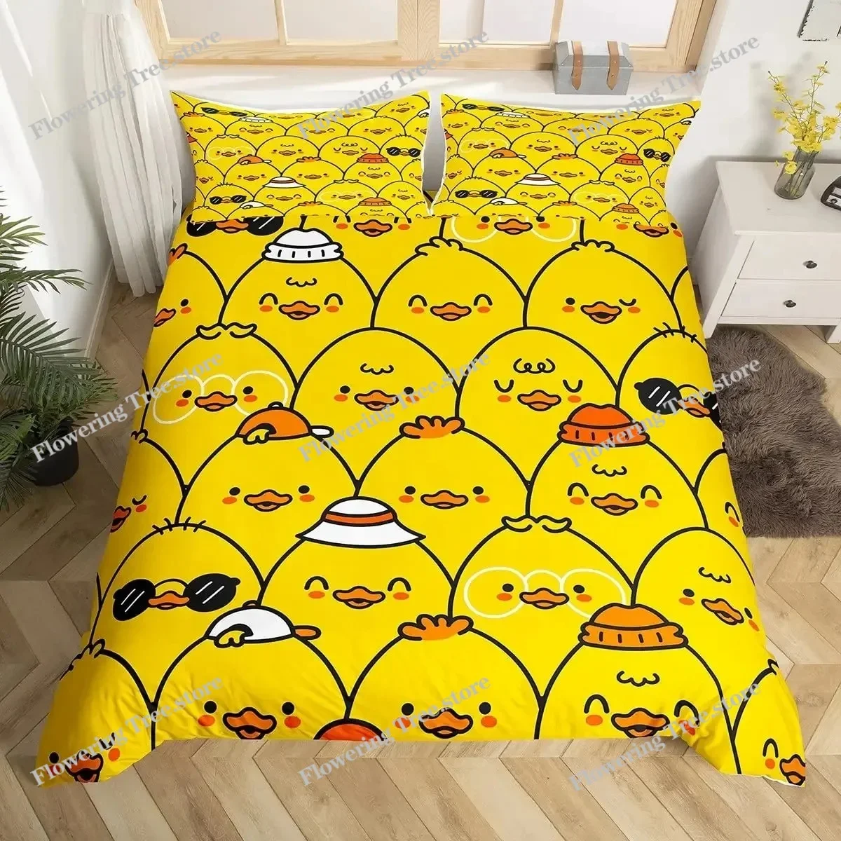 Burning Fire Landscape Duvet Cover Set King Queen Fiery Flame Pattern Polyester Bedding Set for Kids Boys Teens