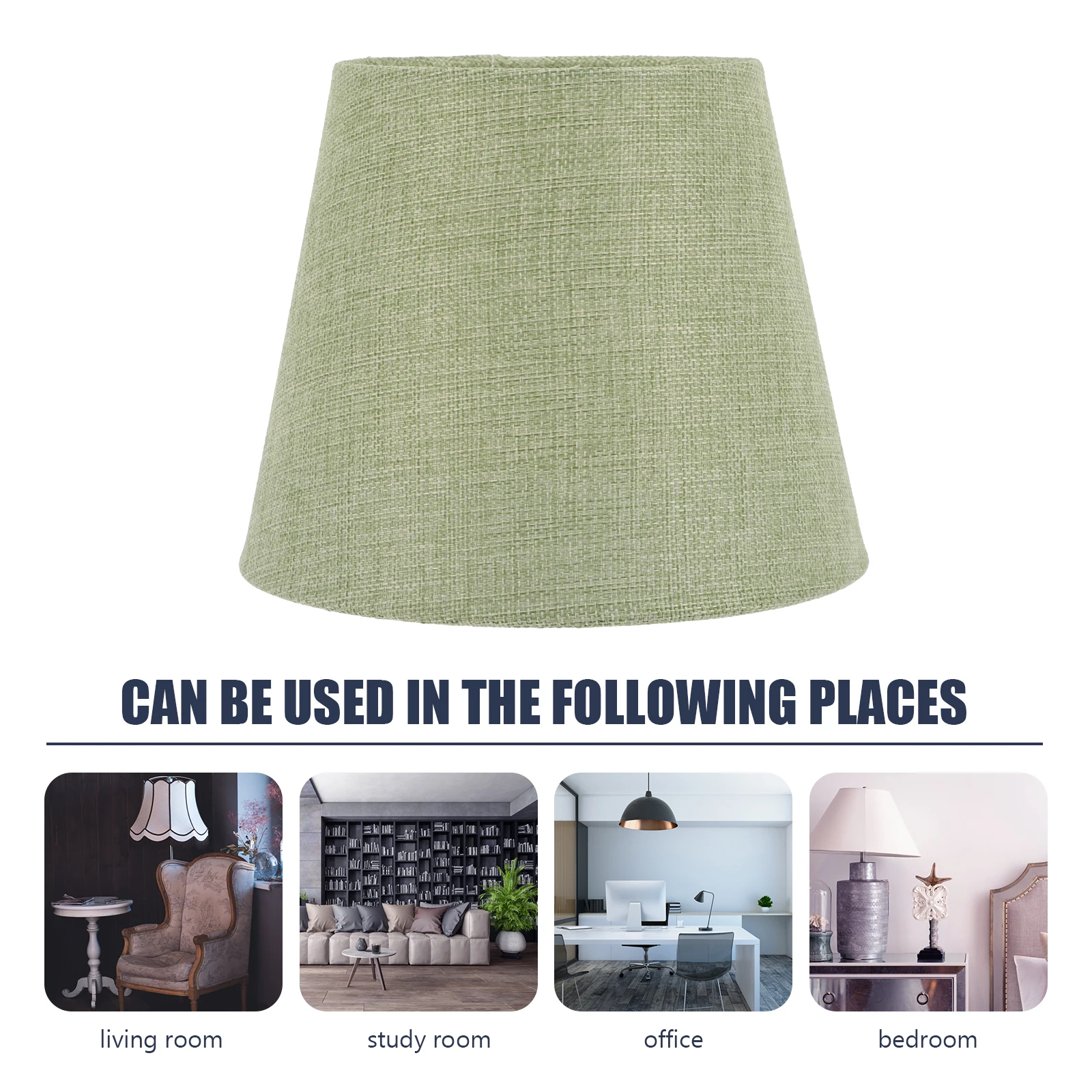 

Nordic Style Lamp Shades Fabric Drum Shade E14 Table Lampshade Home Office Decor Dustproof Lightweight Portable