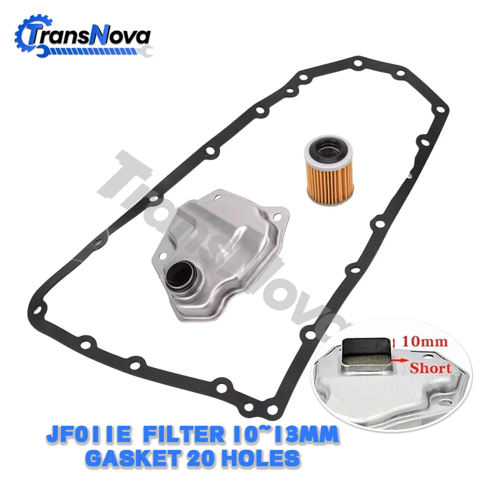 TransNova Automatic Transmission Oil Filter Kit CVT JF011E RE0F10A 31726-1XF00 OE for Nissan Rogue Altima Dodge Jeep Mitsubishi