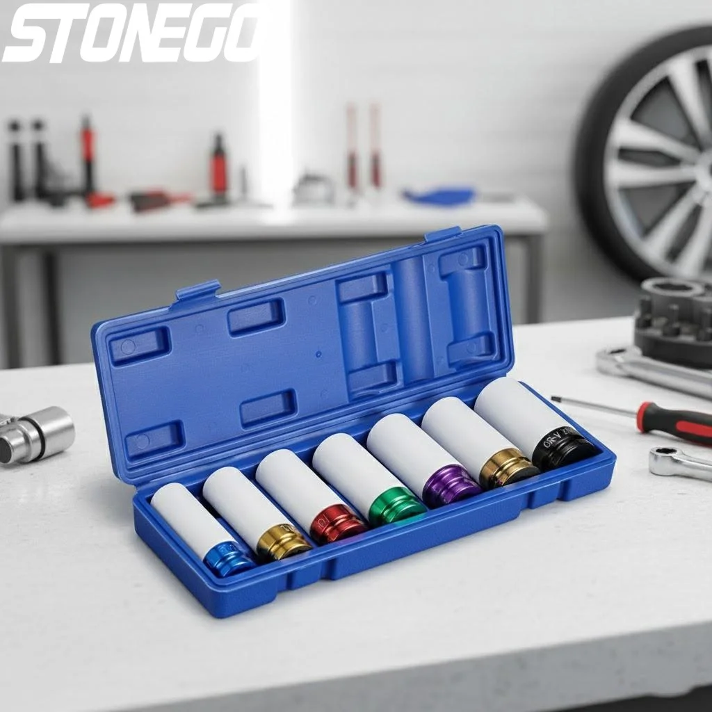 7pcs-air-pneumatic-wrench-socket-set-colorful-tire-repair-tools-12-inch-slim-extended-accessories-for-power-tools