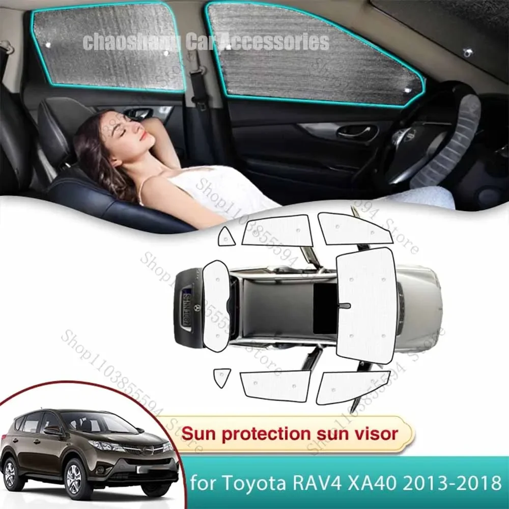 

Car Sun Shade for Toyota RAV4 XA40 2013 2014 2015 2016 2017 2018 Accessories Sunshade Windshield Side Window Privacy Shading