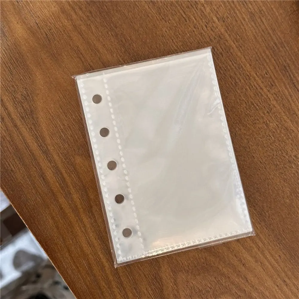 الإبداعية 5 ثقوب الموثق Photocard حامل DIY الحرف القرطاسية Photocards المنظم كتاب حساب اليد