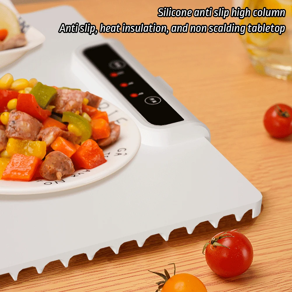 Fast Heating Food Electric Warming Tray Upgrade Electric Heating Tray Foldable Food Warmer for Home Kitchen