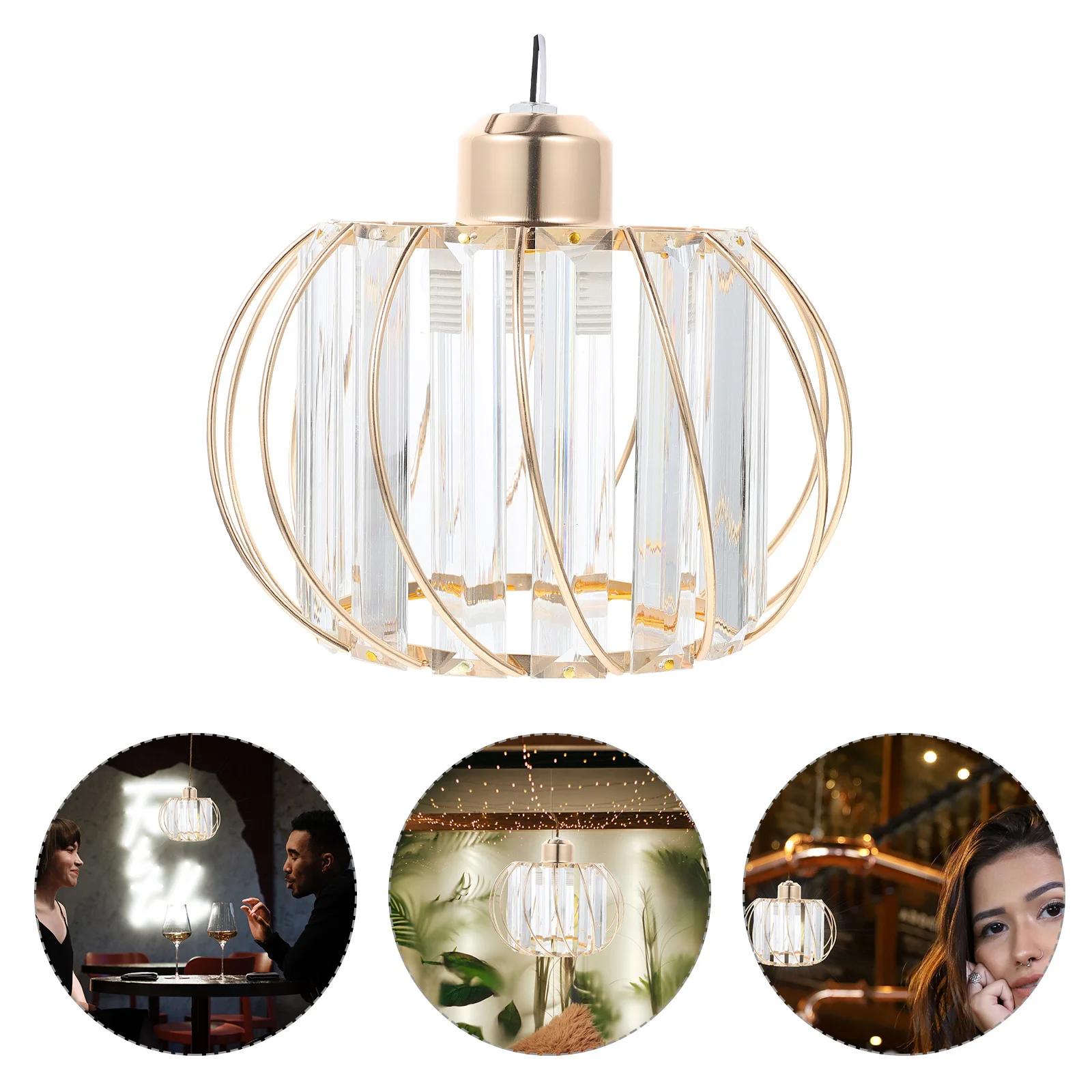 

1Pcs Simple Single Head Crystal Chandelier Modern Corridor Pendant Lamp Balcony Porch Ceiling Hanging Light Indoor
