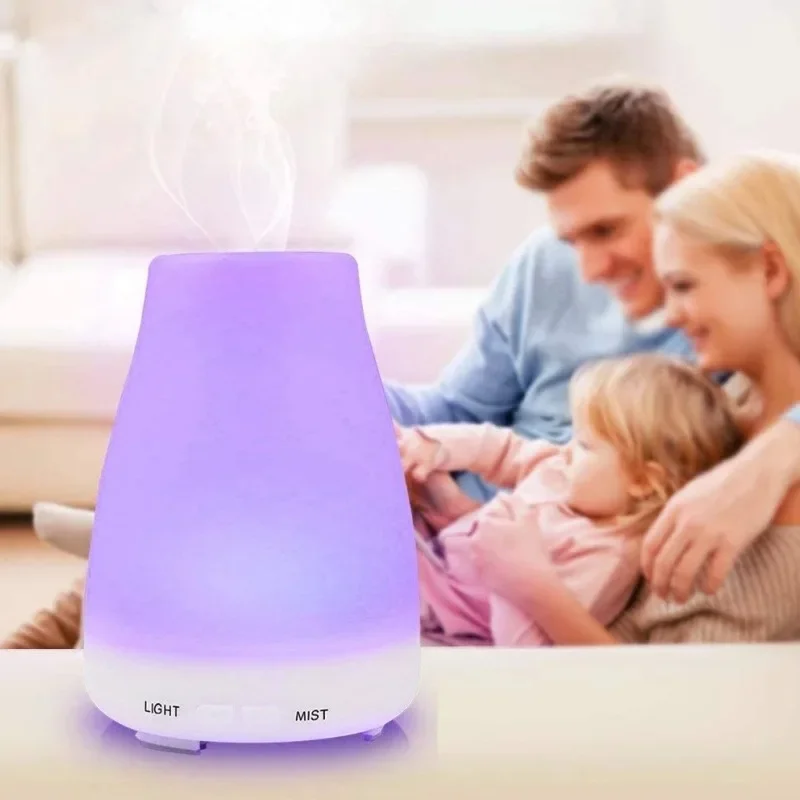 1Pc, Etherische Olie Diffuser Opgewaardeerde Diffusers Voor Etherische Oliën Aromatherapie Diffuser Ultrasone Koele Mist Luchtbevochtiger Met