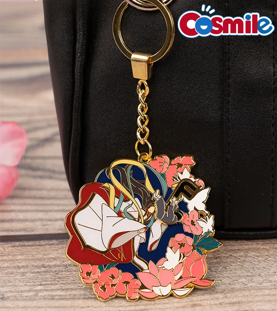 

Anime Tian Guan Ci Fu TGCF Xie Lian Hua Cheng BL Official Metal Keychain Keyring Bag Pendant Cute Cosplay Gift C