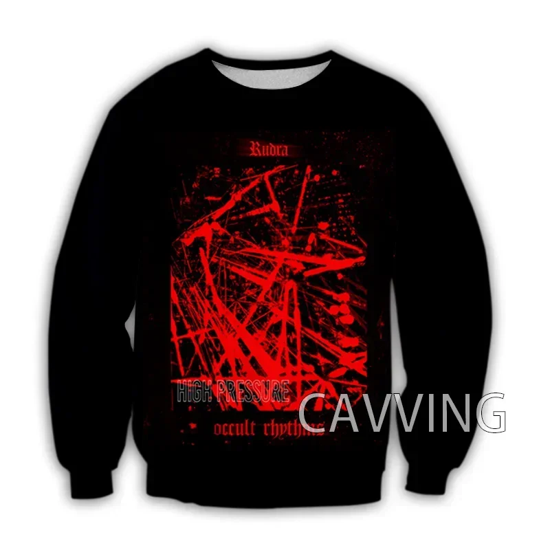 

New Fashion Women/Men's 3D Print RUDRA Rock Crewneck Sweatshirts Harajuku Styles Tops Long Sleeve Sweatshirts