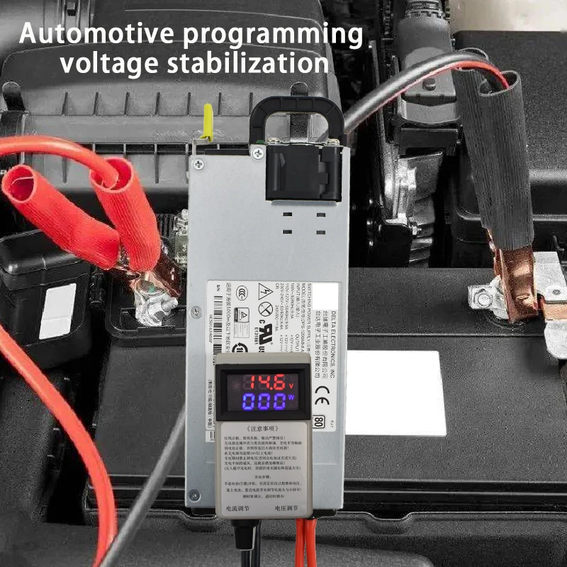 12V 100A Car Battery Charger 60a 80A for LiFePO4/Lithium Batteries12.6V/14.6V 40a 50a Car Fast Charge High Power Adapte Display