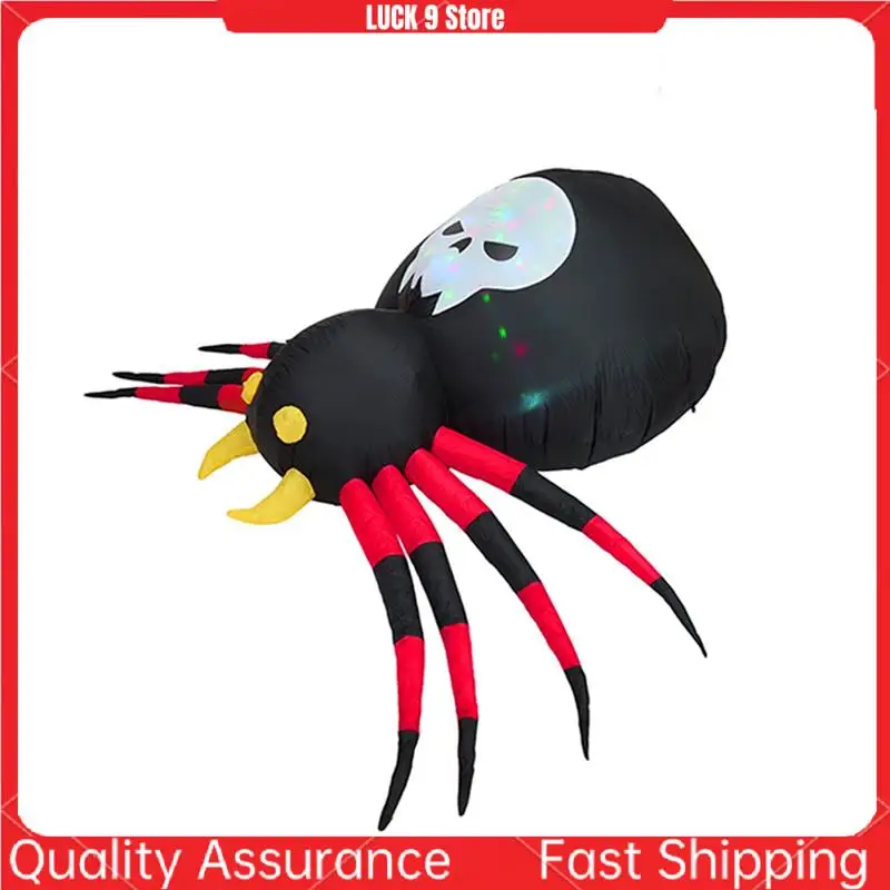 

1 PCS Halloween Inflatables Outdoor Spider With Light, Blow Up Yard Decoration Clearance With LED Lights EU Plug