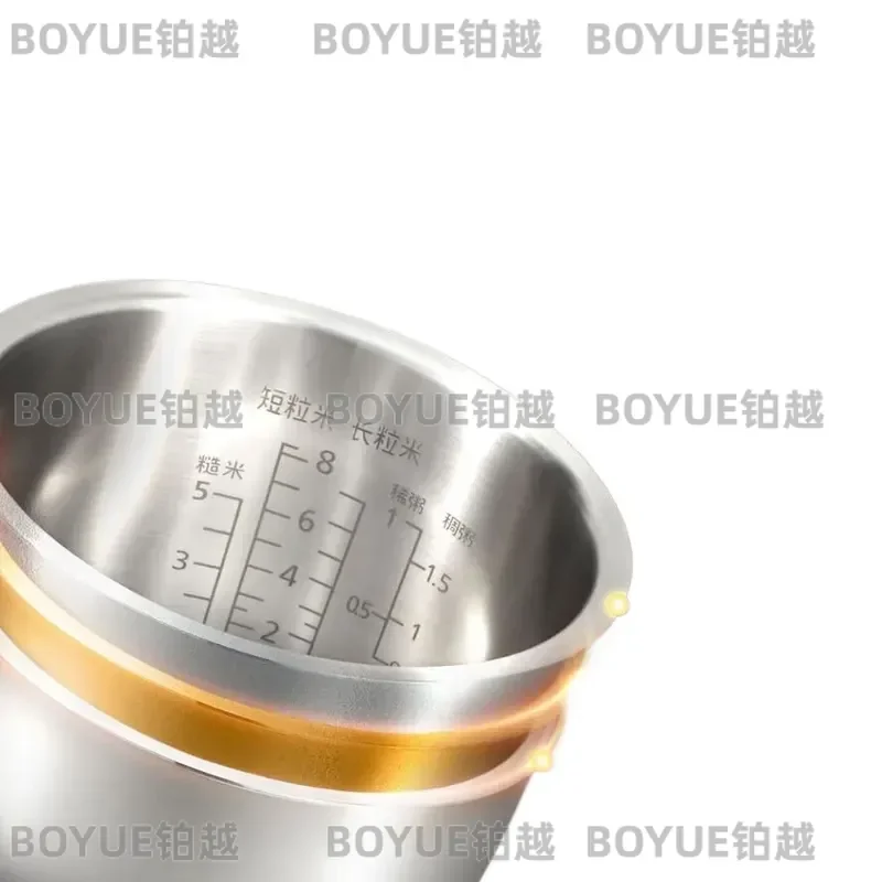 IH Rice Cooker Non Stick Coating Multifunctional Pot for Porridge and Steaming Household Kitchen Appliance 1 to 6 Persons