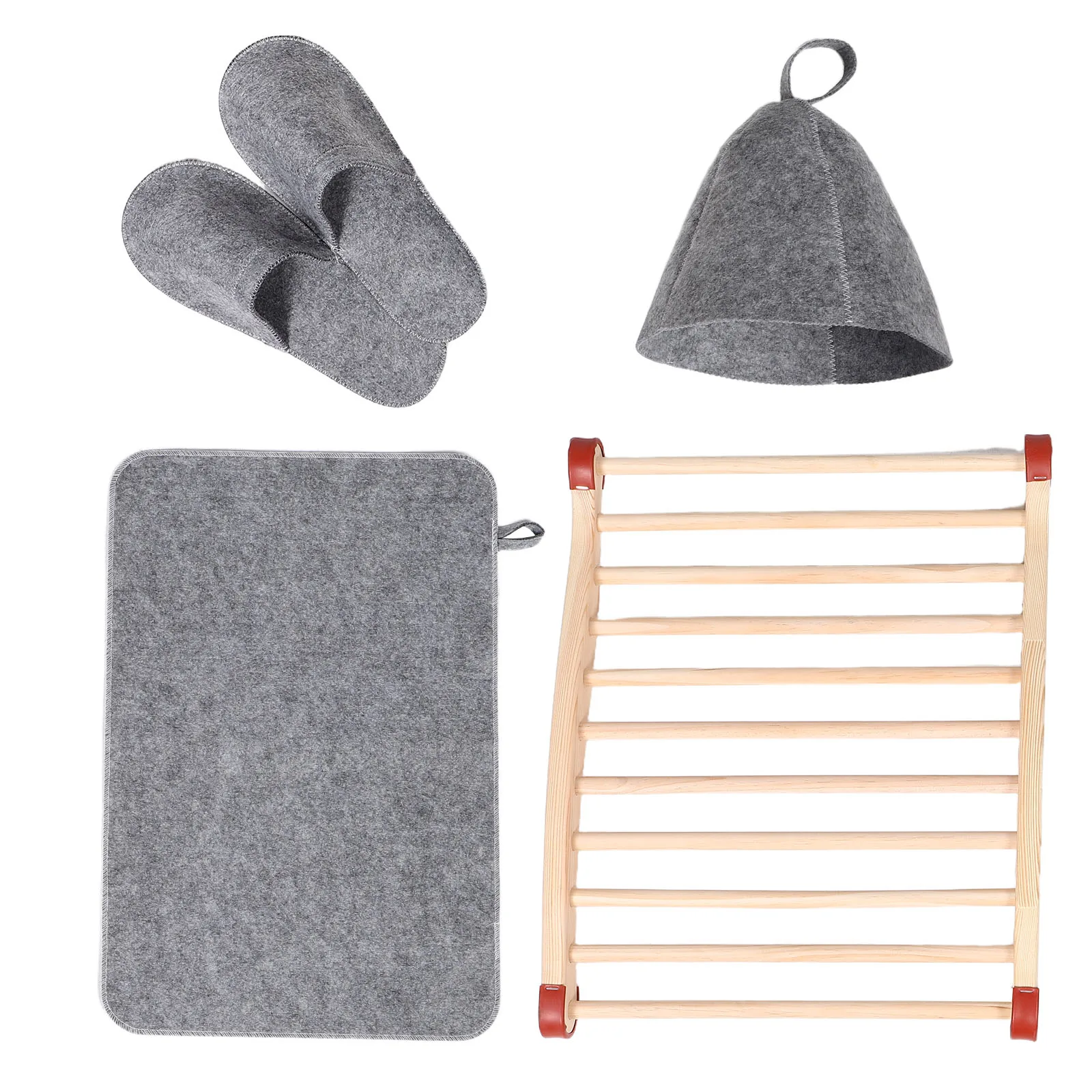 

Sauna Chair Backrest Wood Non Slip Ergonomic S Shape Design Spa Bath Seat Cushion Sauna Room Wooden Bamboo Parts