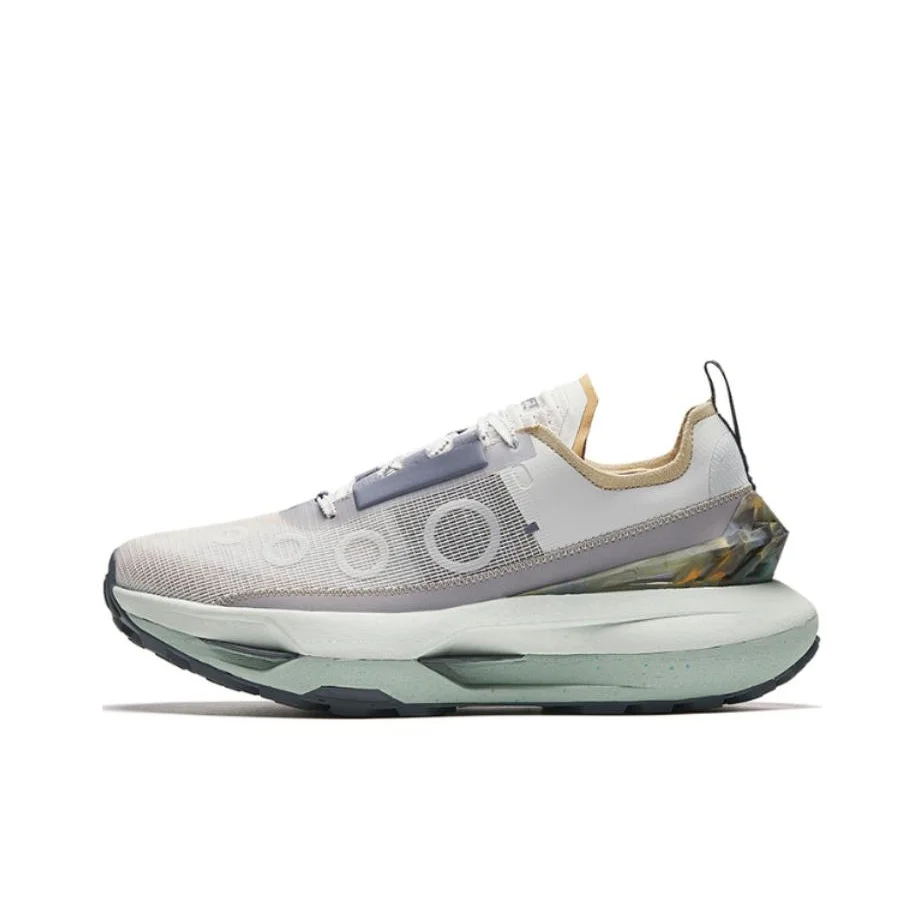 Anta Swift Cushioning, Wear Resistant Low top Running Shoes Men's Gray White 112426609A-3